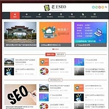 SEO优化技术教程网站源码 自适应手机端 织梦dedecms模板